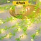 Hanging Green Leaf Vine Curtain Lights with 96 LEDs, Indoor/Outdoor Decor
